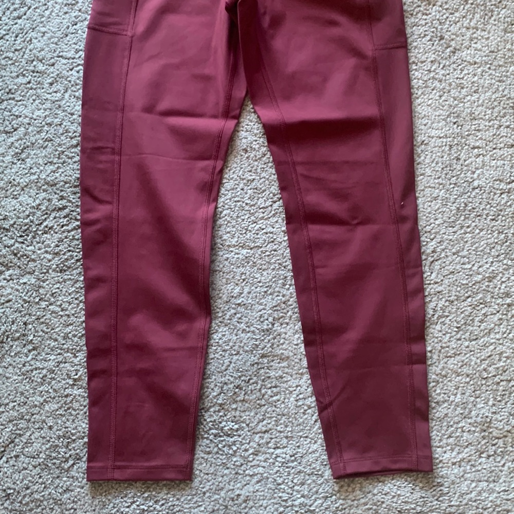 Girlfriend Collective Compressive High Rise Leggings in Mulberry - Size S - Picture 4 of 17